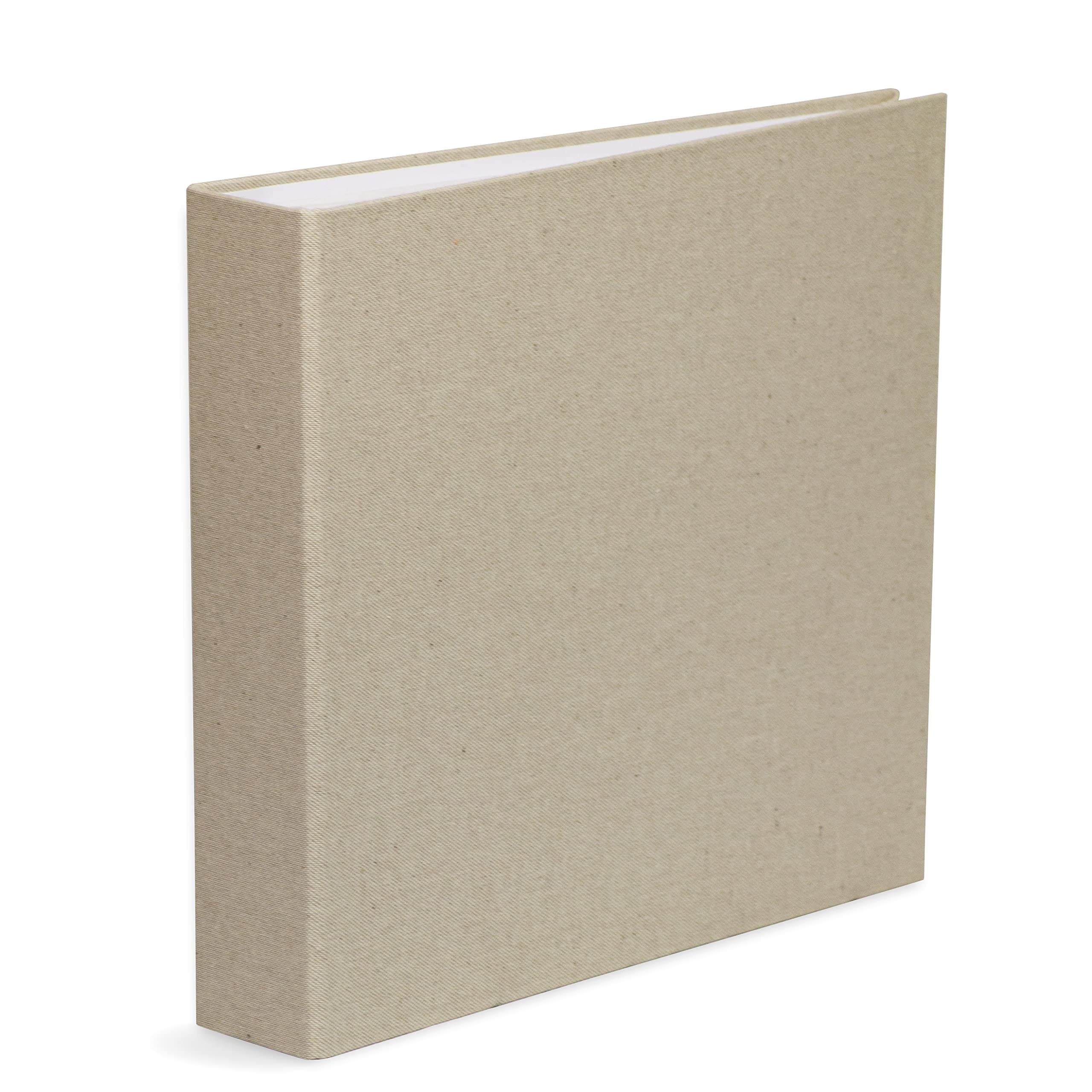 Mareli Photo Album 32X31 Ring Linen Cover, 40 White Perforated Sheets,A8706-R6