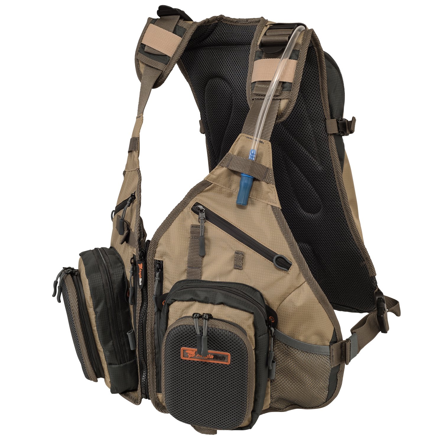 Anglatech Fly Fishing Backpack and Vest Combo with 1.5 Liter Hydration