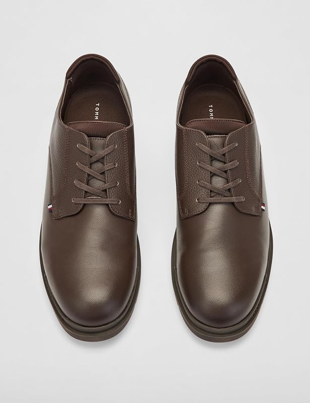 Chaussures Derby Homme Flexible Leather en Cuir Grain Fin, Marron (Cocoa), 46 — photo 5 sur 7