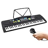 Pyle Digital Piano Kids Keyboard - Portable 61 Key