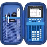 Hard Case Compatible with Texas Instruments TI-84 Plus CE/TI-84 Plus/TI-84 Evo/TI-Nspire CX II CAS/TI-Nspire CX II/TI-83 Plus/TI-85 /TI-86 /TI30xs /TI36X Pro/TI 34 Color Graphing Calculator (Blue)