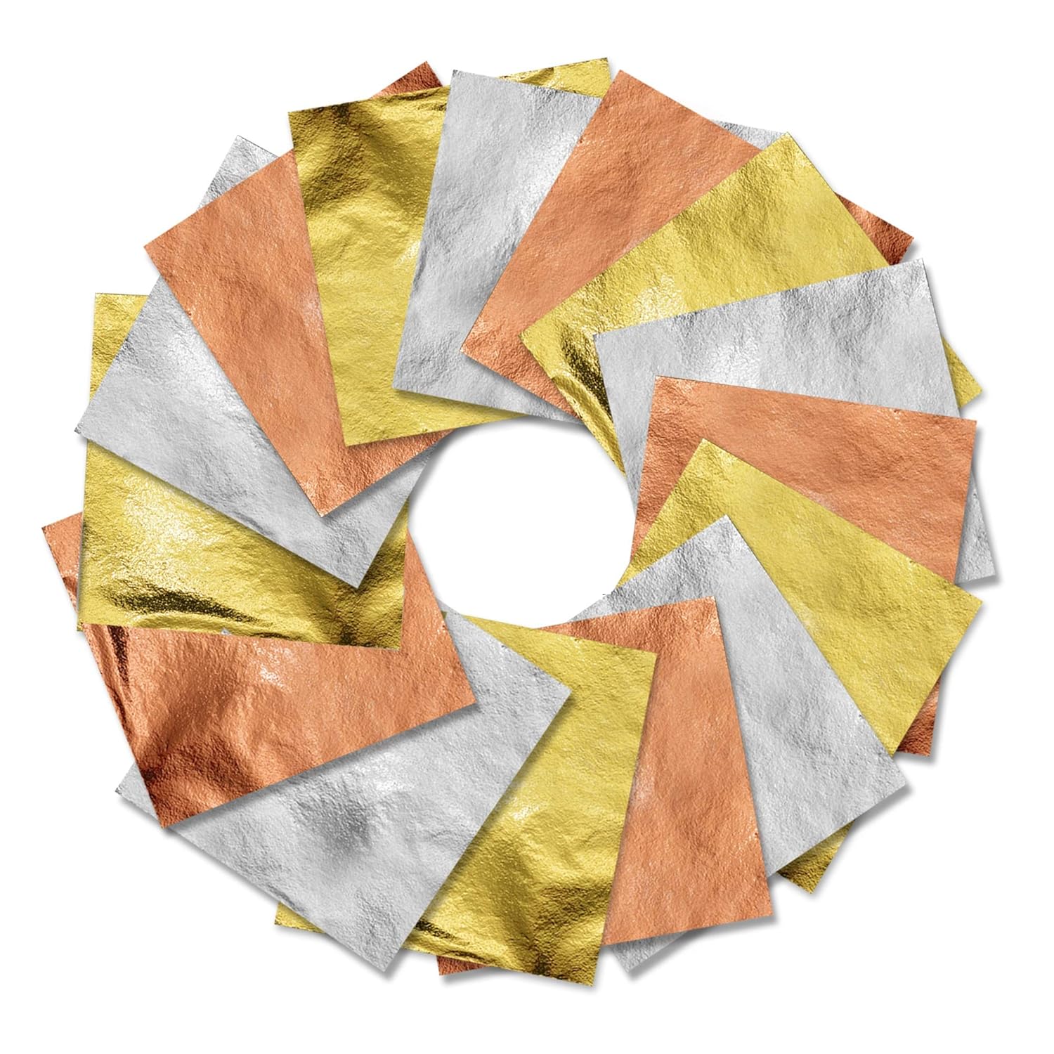 300 Sheets Imitation Gold Leaf, Gold Leaf Gold Foil