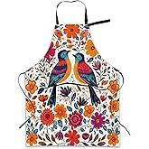 LYIXXIY Apron with Pockets for Women, Adjustable Kitchen Cooking BBQ Chef Apron, Gifts for Mom Birthday, or Holidays