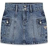 Guess Girls Cargo Skirt Rigid Denim