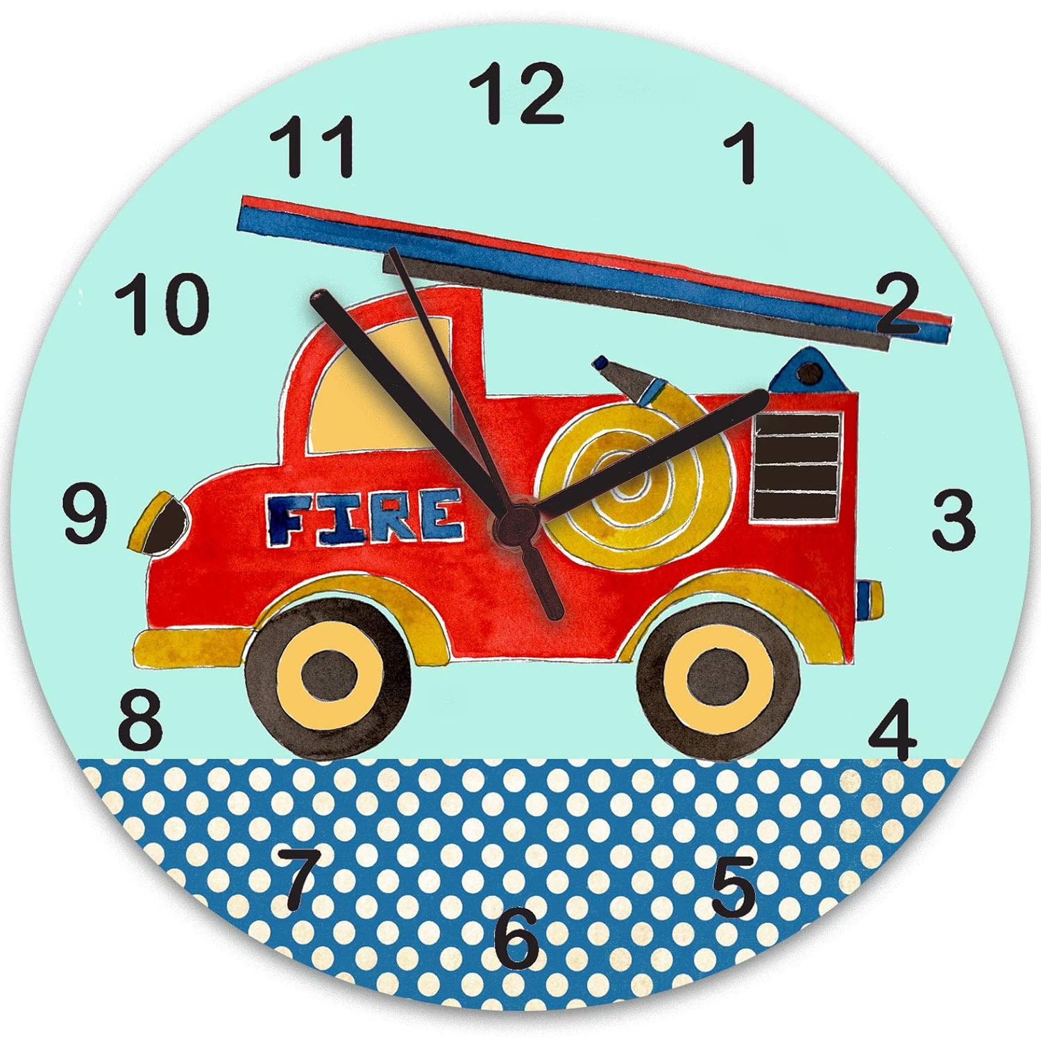 Personalised Boys Clock Children's ClockKids ClockNursery Decor