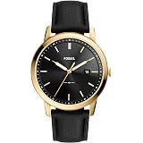 Leather Chronograph Watch 