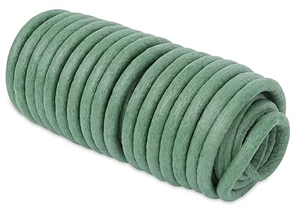 Windhager Baumanbinder mit Schaumummantelung Bindedraht geschäumt, Grün, 10 m / 8 mm