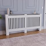 Vida Designs Chelsea Radiator Cover White Extra Large H82xW172xD19cm view 3