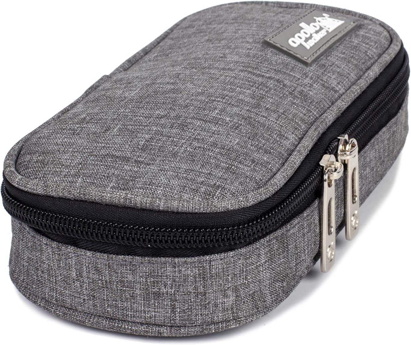 Apollo Walker Insulin Cooler Travel Case Diabetic Medication Cooler with 2 Ice Packs and Insulation Liner(Gray): Health & Personal Care