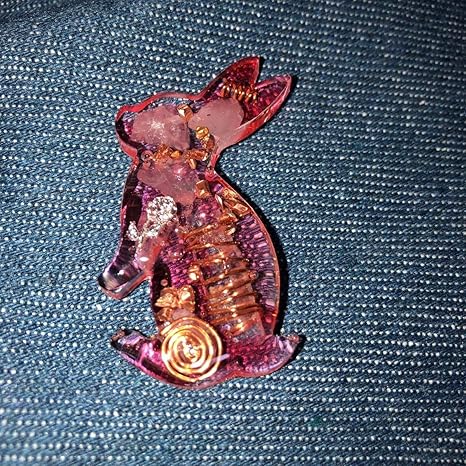 Amazon Co Jp うさぎ オルゴナイト ローズクォーツ 御守り お財布やポーチに入れて 恋愛運アップ パワーストーン ホビー