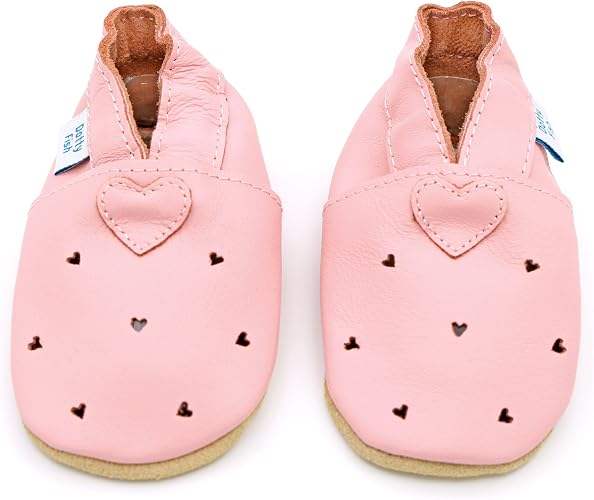 Scarpe Da Culla In Pelle con Occhielli Panna Neonato INDICE 1673 - 
