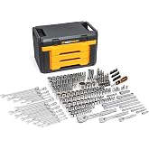 GEARWRENCH 243 Pc 12Pt Mechanics Tool Set in 3 Drawer Storage Box | 80972