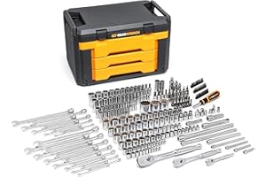 GEARWRENCH 243 Pc. 12 Pt. Mechanics Tool Set in 3 Drawer Storage Box - 80972