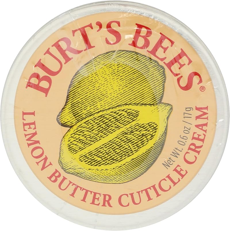 Burt's Bees Cuticle Cream Sweet Almond Oil Cocoa Butter Vitamin E Lemon Scent