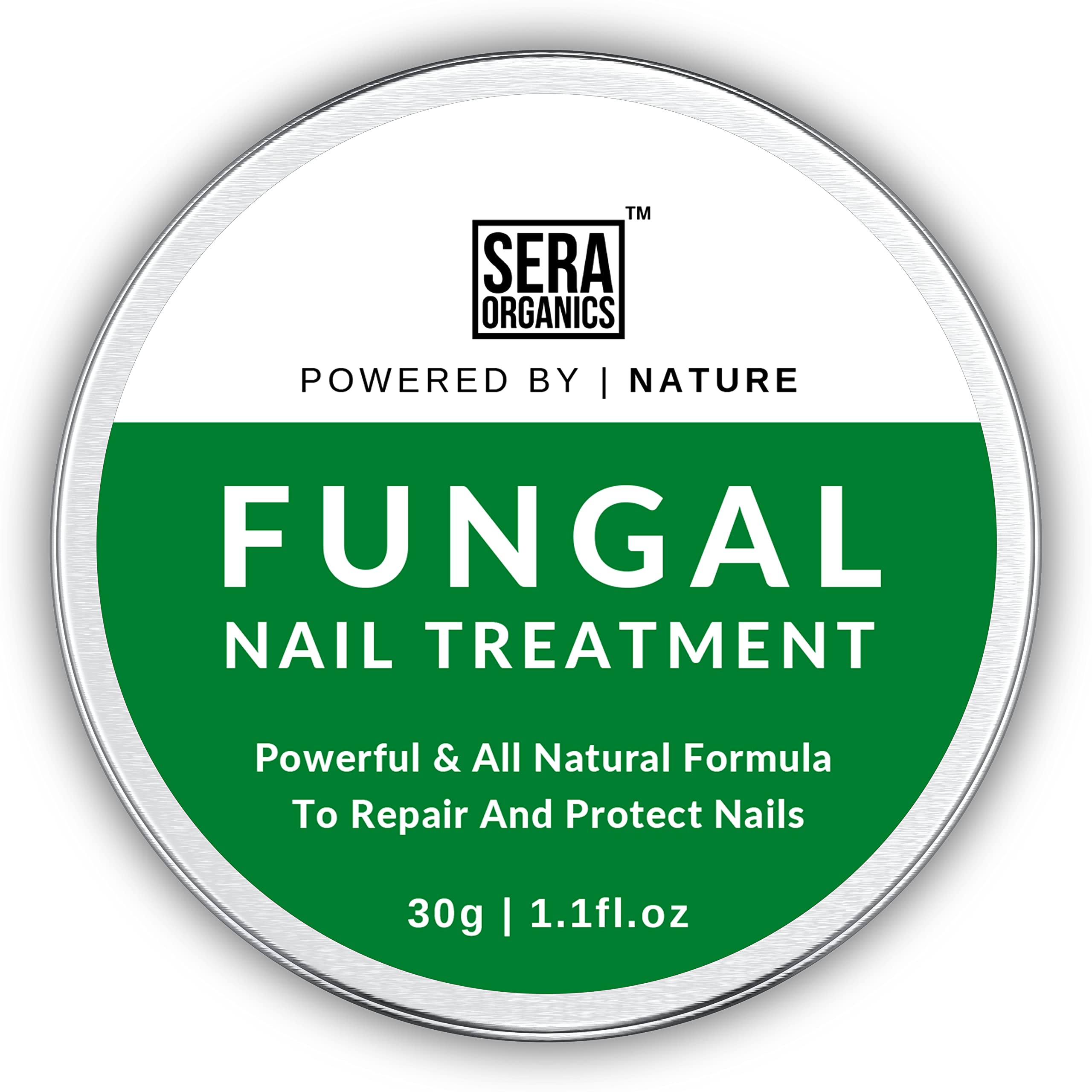 Fungal Nail Treatment Cream - Antifungal Ingredients Natural Strong Anti-Fungal Nail Treatment For Toenail Fungus, Foot Cream With Nourishing Oils For Nail Growth & Nail Repair (30ml) By Sera Organics