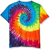 Liquid Blue Unisex-Child Rainbow Spiral Short Sleeve T-Shirt