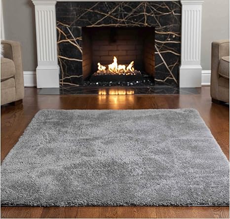 faux chinchilla rug