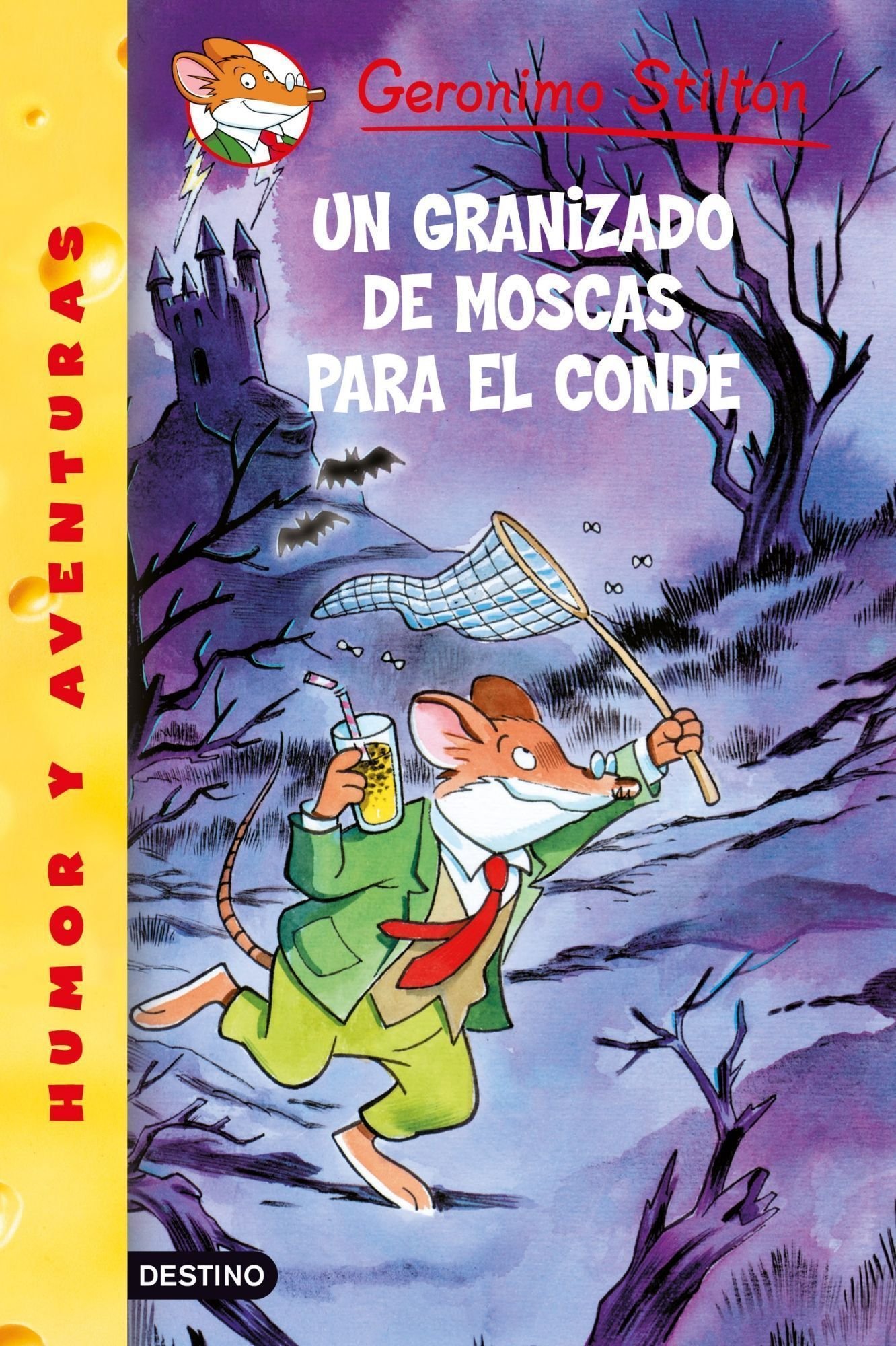 Portada de Un granizado de moscas para el conde: Geronimo Stilton 38: 1
