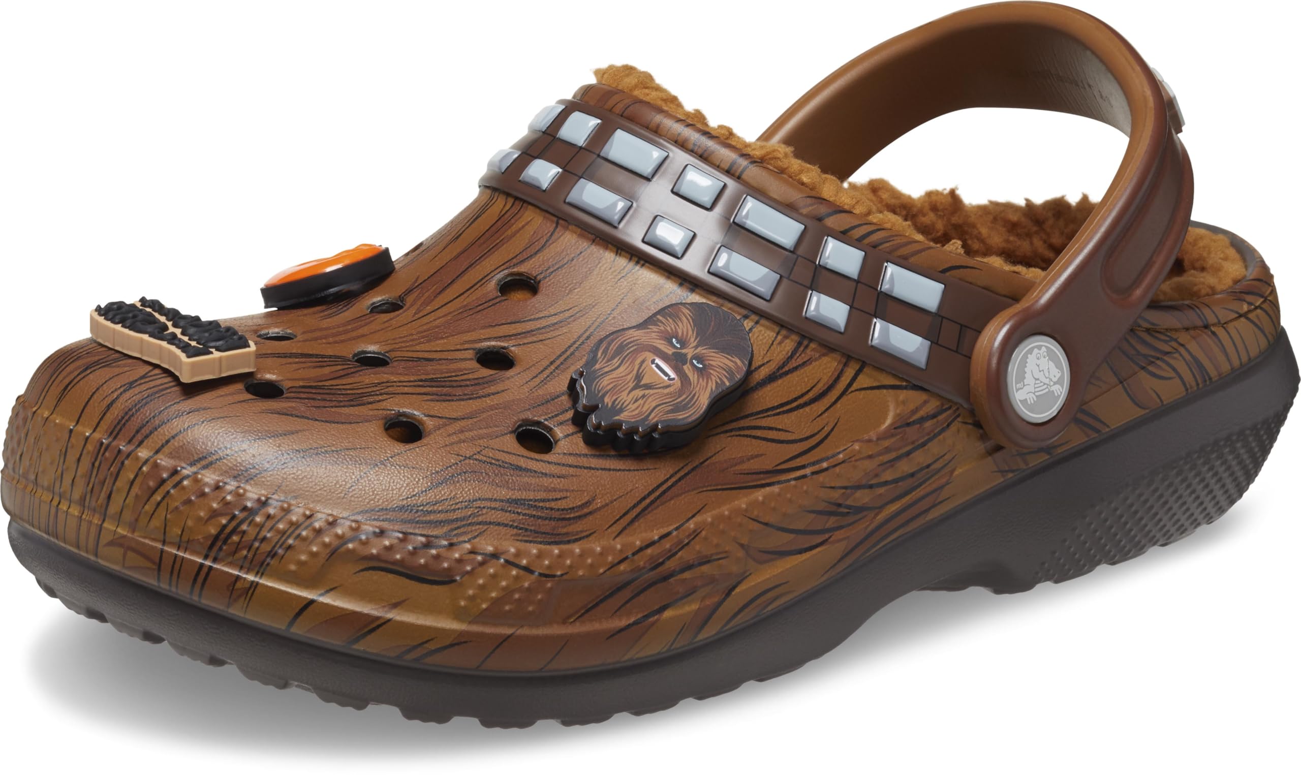 Crocs Unisex Adult Star Wars Chewbacca Classic Lined Clog Fuzzy Slippers