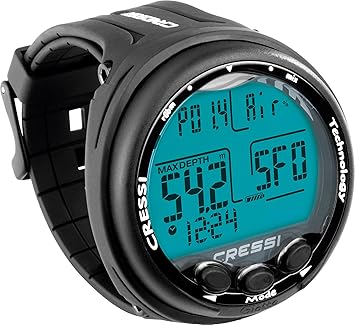 Cressi Giotto - Premium Tauchcomputer Dual-Mix - WEEE NR. DE 13961704