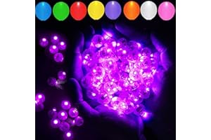 100pcs Pink LED Balloon Light, Mini Tiny Led Light Round Led Ball Lamp for Paper Lantern Balloon Indoor Outdoor Party Event B
