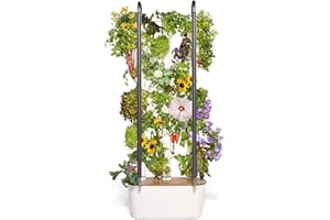 Gardyn Home 4 Vertical Hydroponics Growing System Kit - 30 Non-GMO Plants, Herbs, Vegetables - Smart Tower Garden Hydroponic Herb Garden Planter Indoor Kit - Indoor Gardening System w/LED Grow Lights