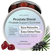 Habit + Habitat Prostate Shield Gummies - Men's Prostate Health Urinary with Saw Palmetto & Lycopene