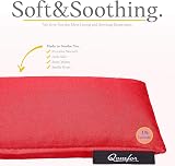 Qomfor Microwavable Wheat Bag Red Lavender Scent 3-Chamber Heat Pack view 2