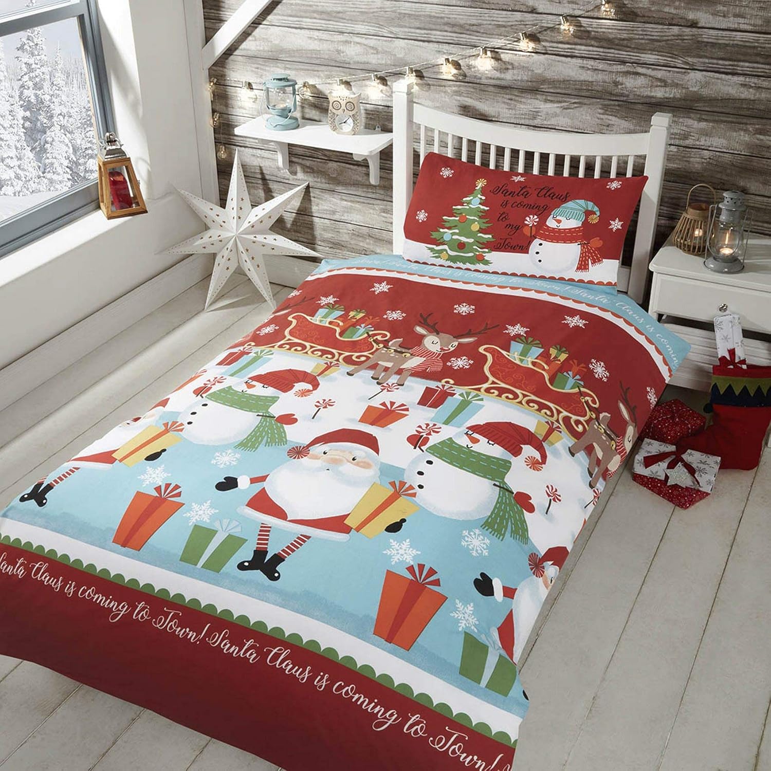 Rapport "Christmas Cuddles" Kids Children's Penguin Duvet ...