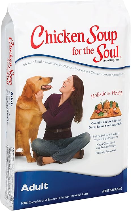 Amazon Com Chicken Soup For The Soul Adult Dog Food Chicken Turkey Brown Rice Recipe 30 Lb Pet Supplies