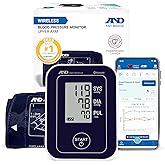 A&D Medical Bluetooth Blood Pressure Monitor for Home Use, UA-651CNBLE – Upper Arm Precise BP Machine – Wide Range Cuff (8.6–