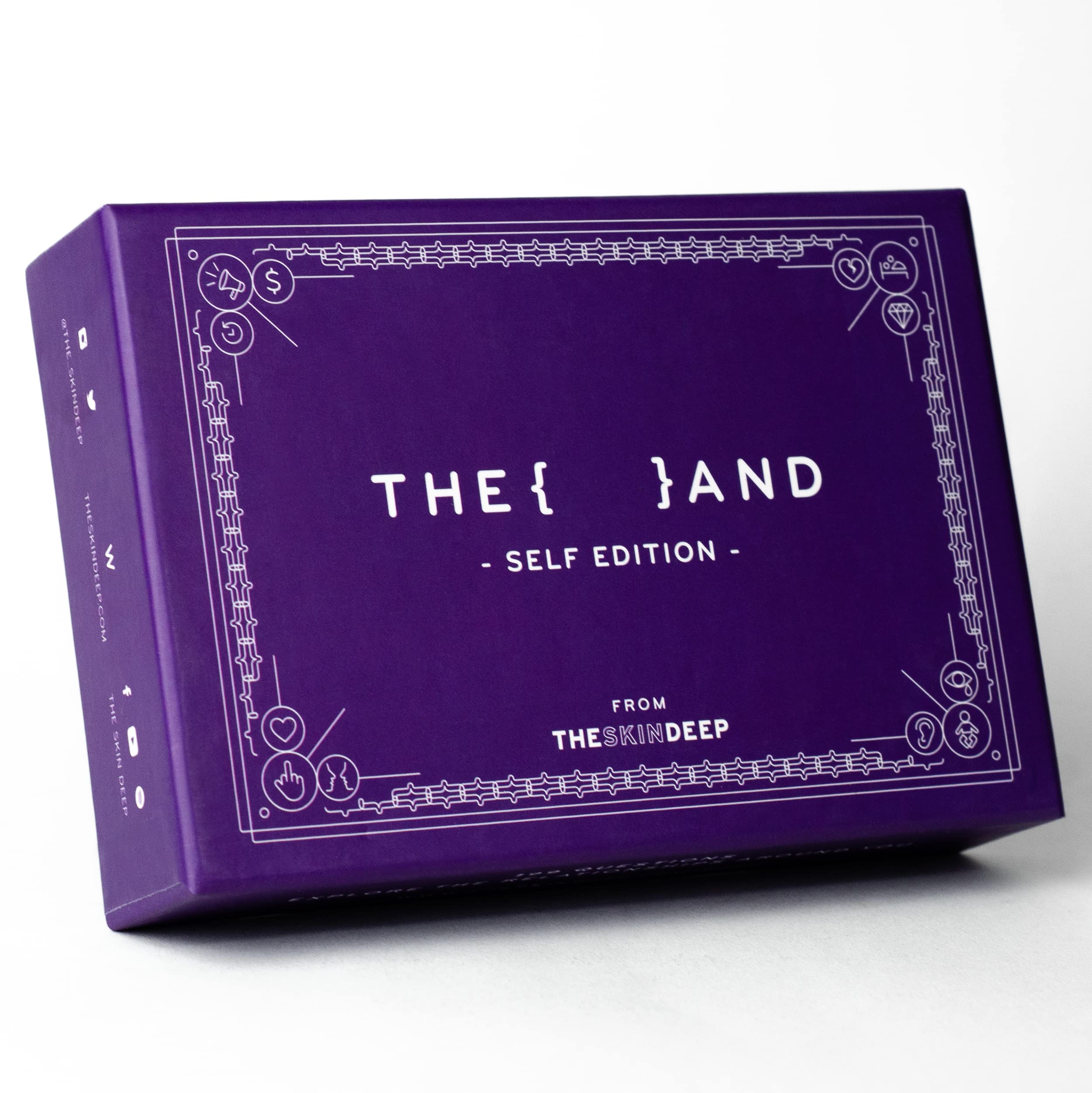 (THE AND) Self Love Edition - 199 Self Reflection Cards to Improve Self Awareness - Self Care Question Card Deck to Prompt Mindfulness & Meditation - Explore Identity for Women & Men By The Skin Deep