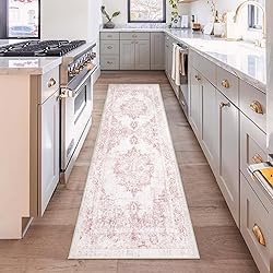 Area Rug 2x6 Runner Rug: Washable Vintage Hallway