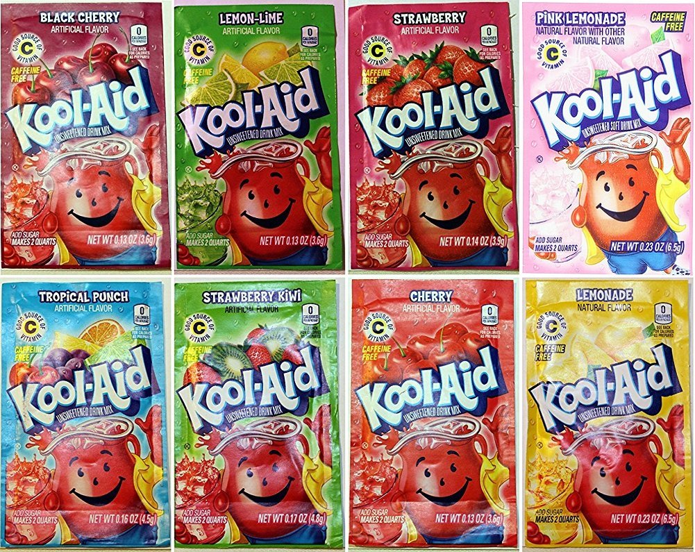 Kool Aid Drink Mix 8 Flavors Variety Pack 48 Packets Buy Online In Faroe Islands At Faroe Desertcart Com Productid 50897804