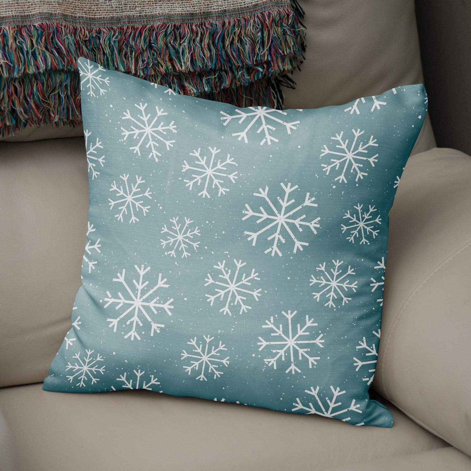 Bonamaison Decorative Cushion Cover Random Pattern, Throw Pillow Covers, Home Decorative Pillowcases for Livingroom, Sofa, Bedroom, Size:43X43 Cm - Designed and Manufactured in Turkey