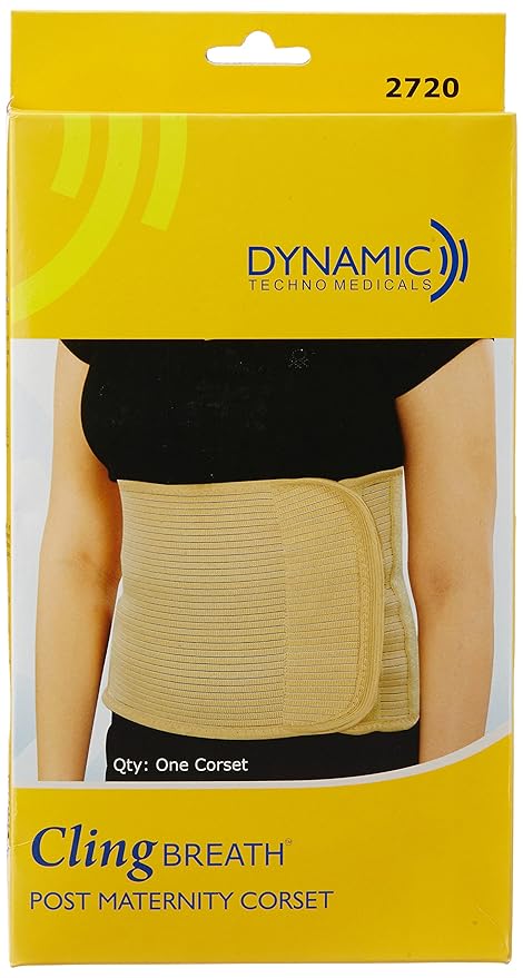 Cling Breath Post Maternity Corset - 80 to 90 cm (Medium)