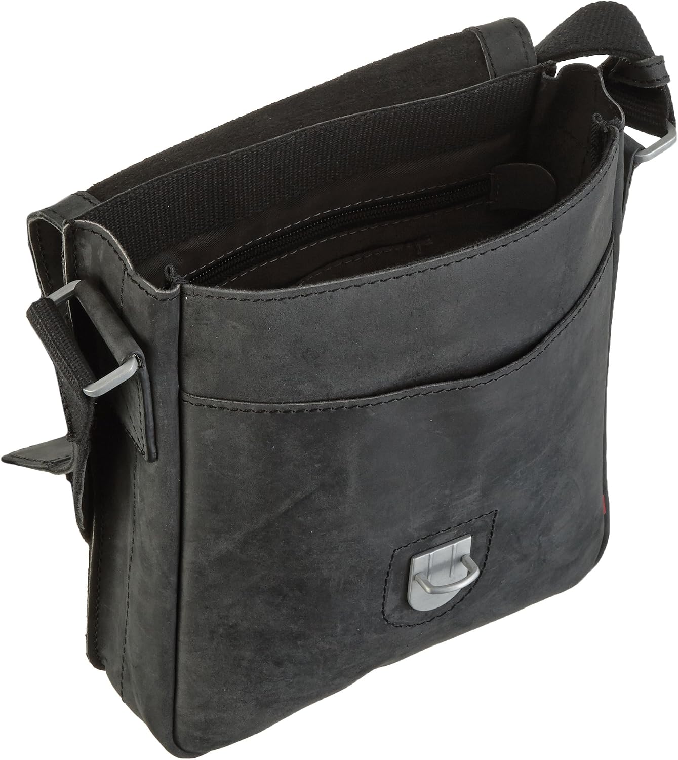 Strellson Richmond Messenger SV 4010001165 Men's Messenger Bag 20 x 23 x 6 cm, Schwarz (Black 900), 20x23x6 cm (B x H x T) - Image 4