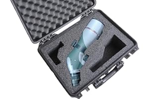 Case Club Case fits Vortex Razor HD 60×85 Angled Spotting Scope in Pre-Cut Waterproof Case