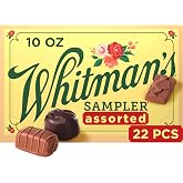 Whitman's Sampler Mother's Day Assorted Chocolates, 10 Ounce (22 Pieces) | Christmas candy gift box, Assorted chocolate gift box, holiday treat time, Box of chocolate for Christmas chocolate gifting