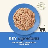 Applaws Tuna Fillet with Crab in Broth Wet Cat Food 70g Pouch 12x70g view 2