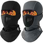 WTACTFUL Breathable Pro - Balaclava Ski Mask with Movable Design - Fleece Warm for Cold Weather Winter Skiing Outdoor Work