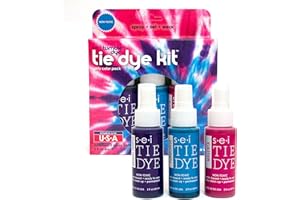 S·E·I S.E.I. Girly Tie Dye Kit 3 Pack: Pre-Mixed Spray Tie Dye Kit, Easy-to-Use, Non-Toxic Fabric Dye in Desert Purple, Turquoise, and Magenta