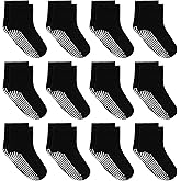 Tphon Toddler Socks, Baby Non Slip Socks for Boys Girls 12 Pairs Kids Infants Children Sock 6M-10Years