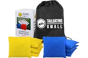 Tailgating Gmall Cornhole Bags Set of 8 Regulation Professional Corn Hole Bean Bags Weather Resistant for Tossing Adults Yard Game