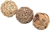 Rosewood Rosewood Naturals Trio of Fun Balls Small Animal Toys 3 Pack view 2