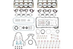 HAYIAUTO Full Cylinder 5.3 Head Gasket Set with Bolts ES72220 Fit for Chevy Silverado Avalanche Suburban GMC Sierra Envoy Yukon Buick 5.3L MLS Full Gasket Kit 5.3 Engine Head Kit HS26192PT-5