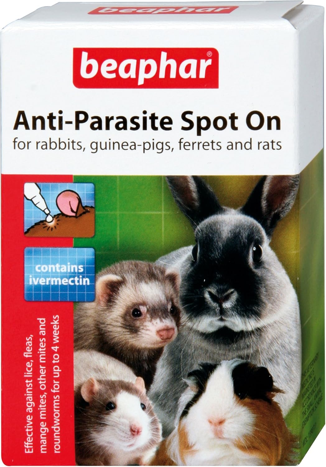 anti parasite spot on for guinea pigs