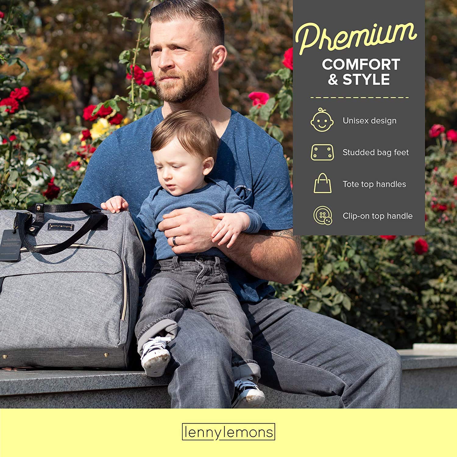 lenny lemons diaper bag