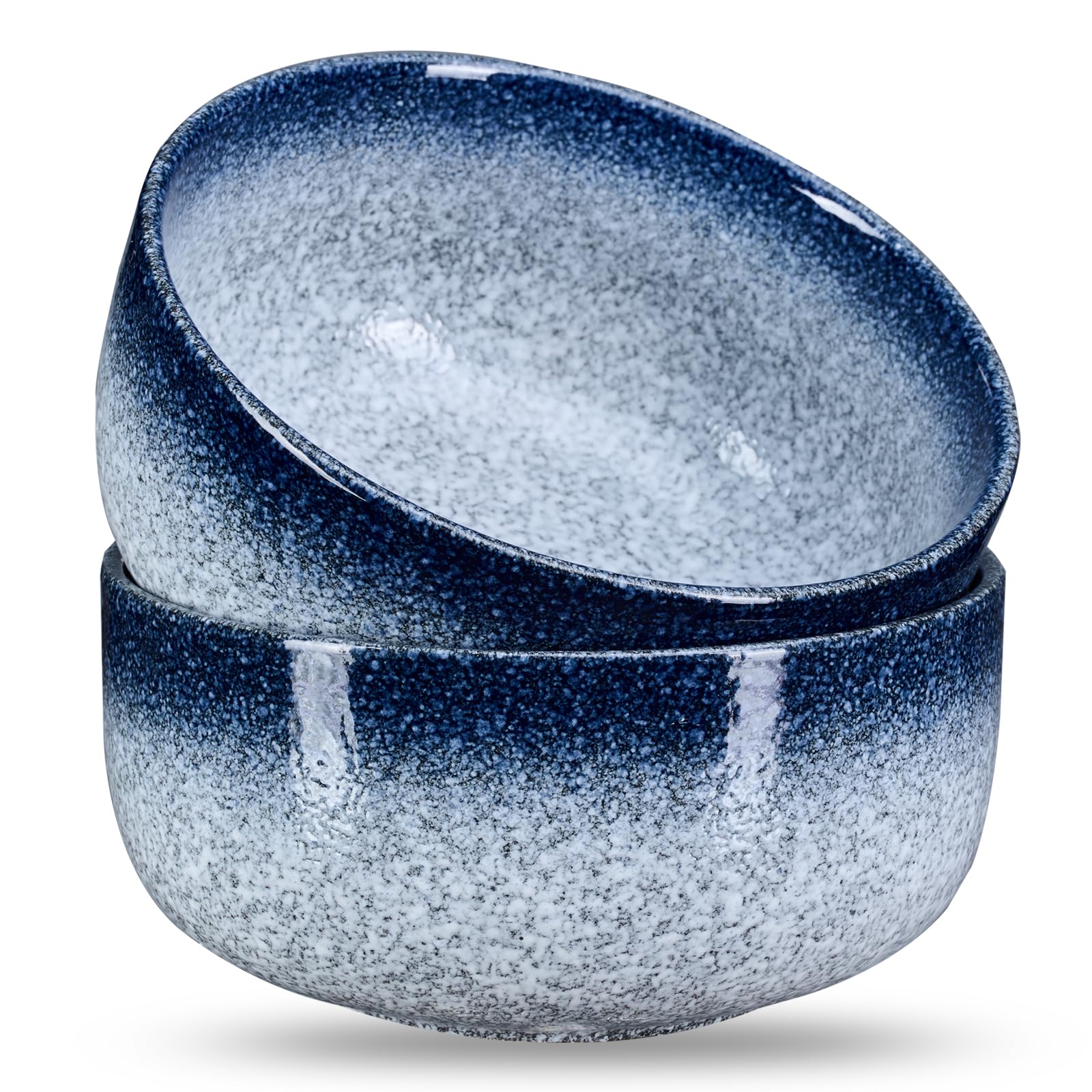 Cereal Bowls, 2pcs 950ml Ceramic Mixing Bowls Set for Kitchen, Serving Bowls for Soup, Ramen, Salad, Pasta, Pho, Dessert, Microwave and Dishwasher Safe