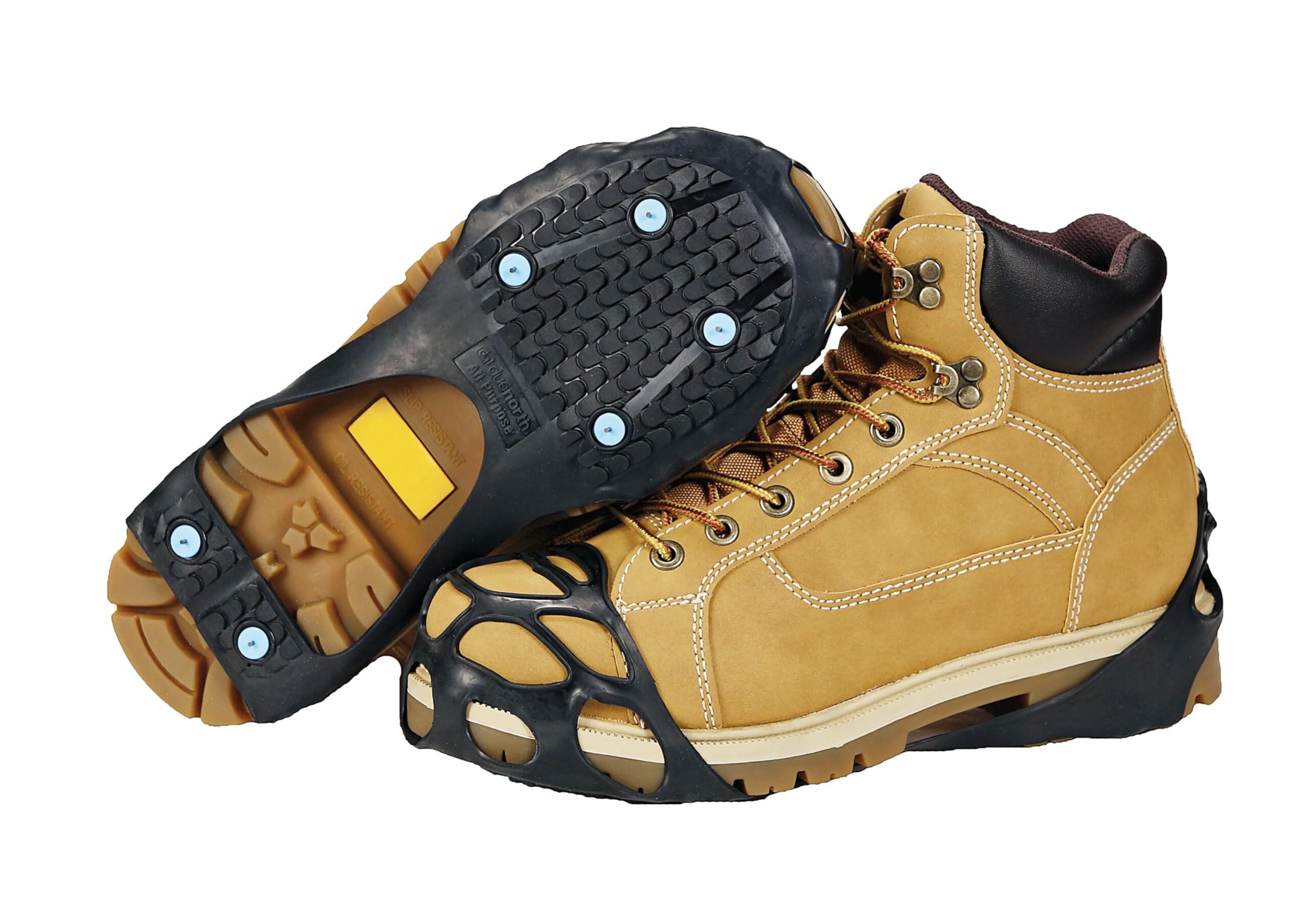 Due North All Purpose Ice Cleats for Men & Women - Full Foot Traction Aids for Ice and Snow - Pulse Grip Tread for Max Grip Image